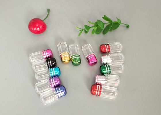 la pillola di plastica vuota di 12mm PS incapsula le bottiglie d'imballaggio della singola capsula della pillola