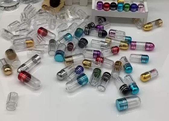 Bottiglie d'imballaggio della piccola della pillola dell'OEM capsula di plastica dei contenitori 14mm