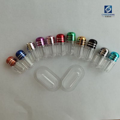 Forma cilindrica di plastica delle fiale 2g della pillola della singola capsula