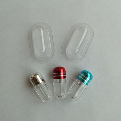 Bottiglie di pillola di plastica vuote dello SGS 13mm una forma della pallottola della capsula