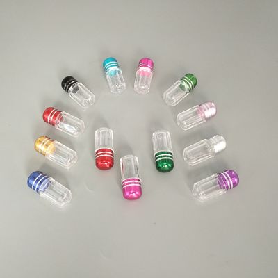 la chiara medicina di plastica di 56mm imbottiglia 5g Mini Pill Cases cilindrico