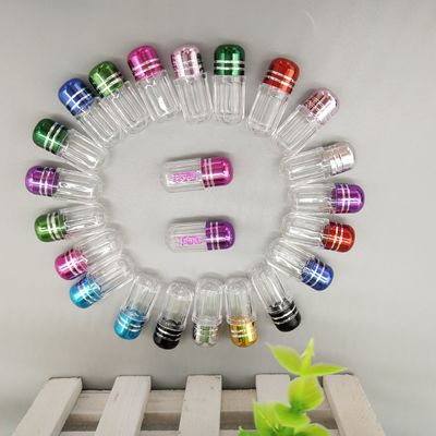 bottiglie di pillola di plastica Mini Pill Cases 2g della radura farmaceutica di 15mm