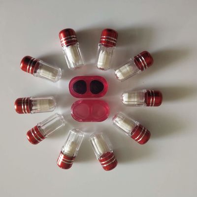 bottiglie di pillola di plastica Mini Pill Cases 2g della radura farmaceutica di 15mm