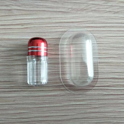 bottiglie di pillola di plastica Mini Pill Cases 2g della radura farmaceutica di 15mm