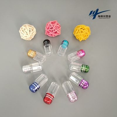 bottiglie di pillola di plastica Mini Pill Cases 2g della radura farmaceutica di 15mm