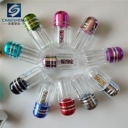 bottiglie di pillola di plastica Mini Pill Cases 2g della radura farmaceutica di 15mm
