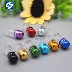bottiglie di pillola di plastica Mini Pill Cases 2g della radura farmaceutica di 15mm