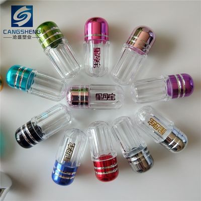 Capsule di plastica vuote cilindriche della pillola di 13mm Mini Pill Bottles 2ml