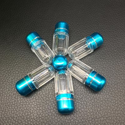 coperture farmaceutiche della capsula delle capsule di plastica vuote 1g di 14mm singole