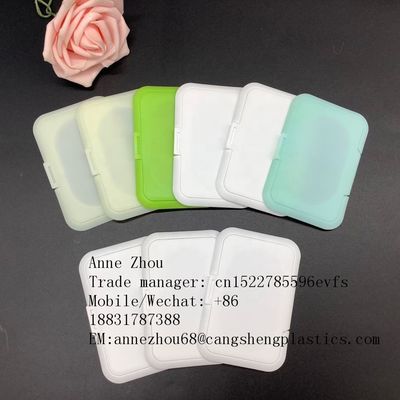 Coperchi di plastica delle strofinate dei tessuti del bambino del polipropilene bagnato del coperchio ISO9001 100mm