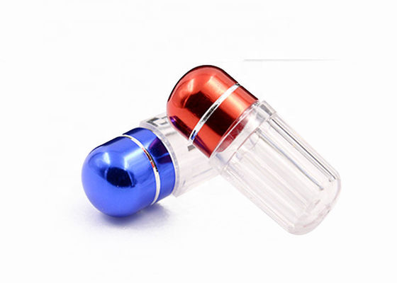 la capsula di plastica 1g imbottiglia il polistirolo rotondo Mini Pill Bottles