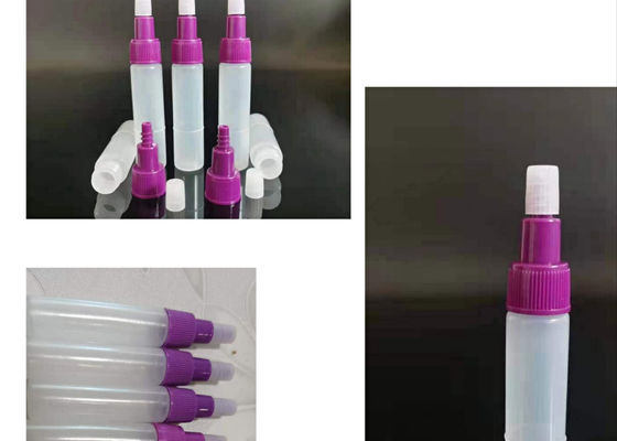 bottiglie di plastica di plastica dello spruzzo dei recipienti di reazione di 8ml ISO9001 piccole pp