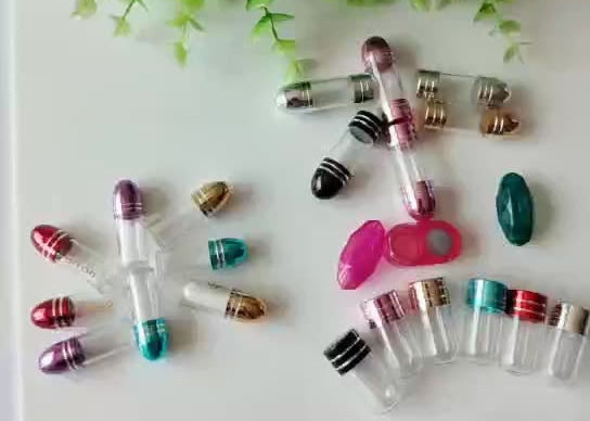 Bottiglie di plastica della capsula della singola pillola