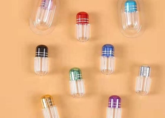 La capsula di plastica del PE dell'OEM imbottiglia le coperture vuote della capsula della singola pillola