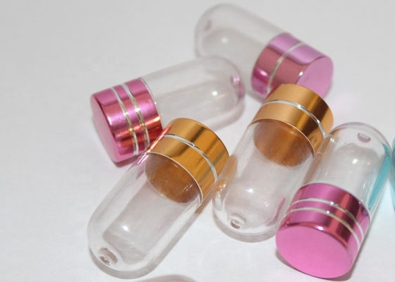 capsula di plastica dell'oro di rinoceronte delle bottiglie di pillola della radura 2ml ISO9001