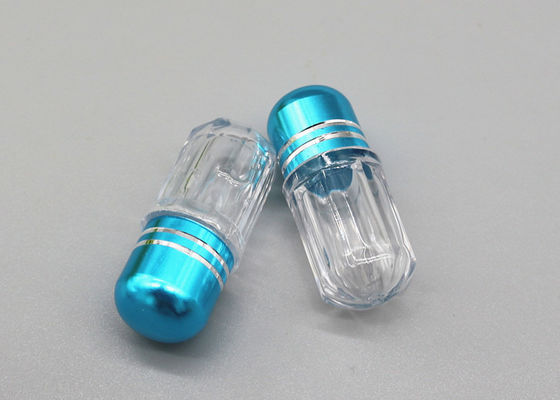 bottiglia di plastica 10ml con le capsule blu di rinoceronte del cappuccio ISO9001 del metallo