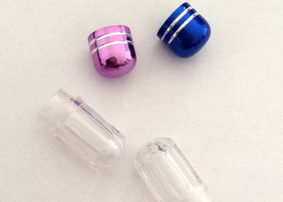 bottiglia di plastica 10ml con le capsule blu di rinoceronte del cappuccio ISO9001 del metallo