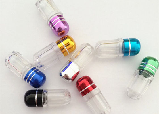 bottiglia di plastica 10ml con le capsule blu di rinoceronte del cappuccio ISO9001 del metallo