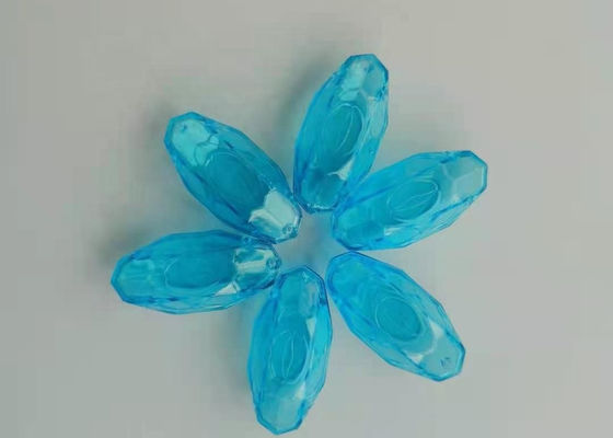 Mini Empty Plastic Pill Capsules blu 16mm con le bolle