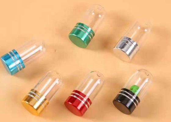 Chiaro tappo corona di alluminio delle bottiglie di pillola per la singola capsula