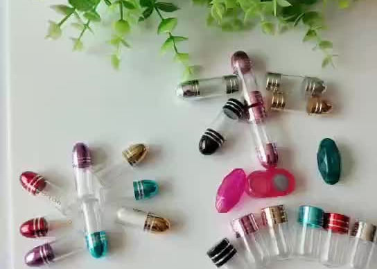 chiari contenitori di plastica di plastica della pillola delle bottiglie di pillola di 36mm piccoli 3g