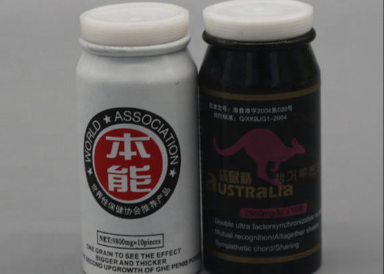 barattolo della pillola del giro delle bottiglie 20ml di imballaggio farmaceutico di 48mm