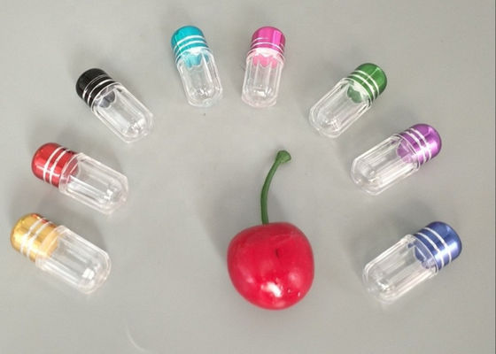 bottiglia di plastica di PS del singolo contenitore della pillola 2ml di 14mm con il cappuccio del metallo