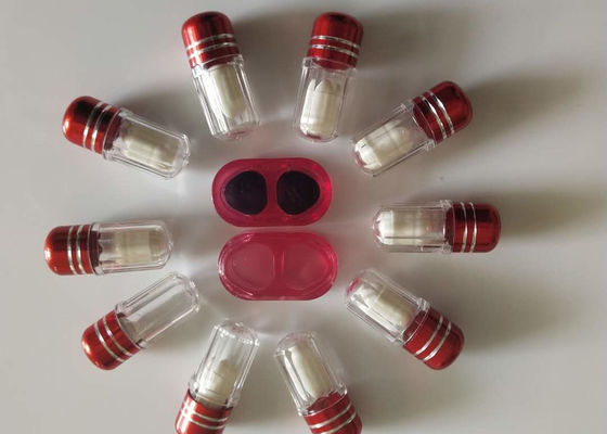 Bottiglie di pillola di plastica vuote dello SGS 13mm una forma della pallottola della capsula