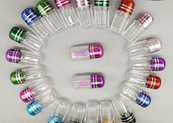 Forma cilindrica di plastica delle fiale 2g della pillola della singola capsula