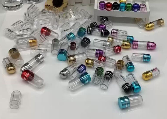 bottiglie di pillola di plastica Mini Pill Cases 2g della radura farmaceutica di 15mm