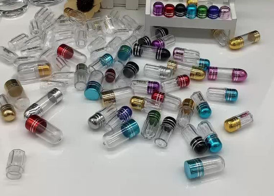 coperture farmaceutiche della capsula delle capsule di plastica vuote 1g di 14mm singole